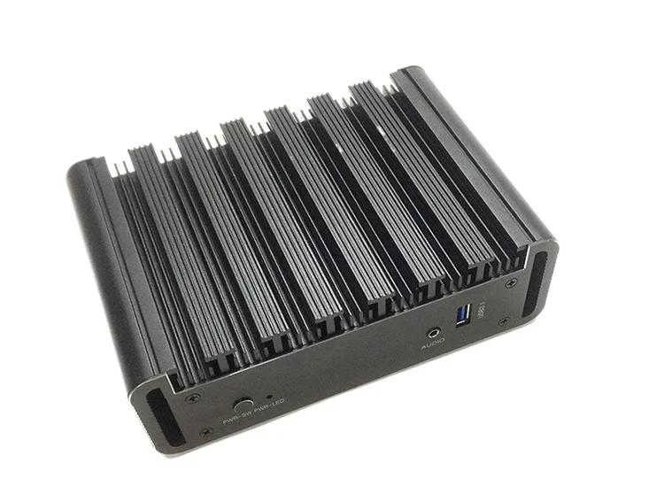 

R5/R7 dual network port fanless office 4K host barebones