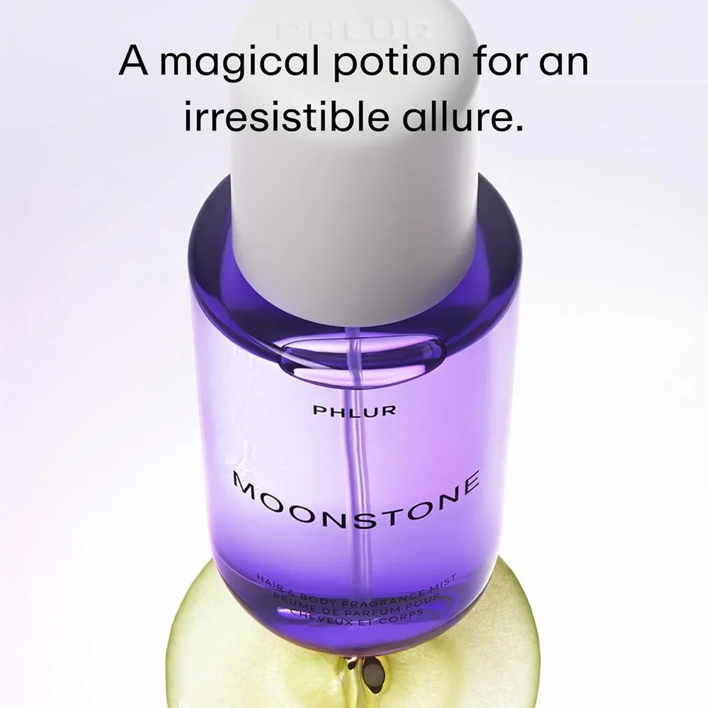 PHLUR Moonstone Hair & Body Fragrance Mist 8 fl oz (240ml) Long Lasting Luxury Perfume Spray for Women Fresh Floral Scent - view 2