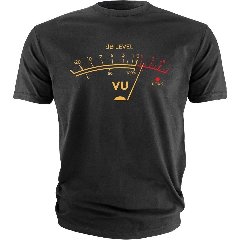 VU Meter Sound Level Studio T-Shirt Music Retro Audio Engineer Recording T-Shirt