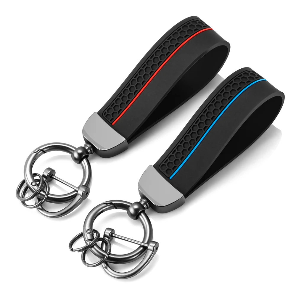 Silikon Schlüsselbund Frauen Männer Auto Schlüssel Ring Kette Halter Schlüssel Strap Taille Brieftasche Schlüsselring Business Party Schmuck Geschenke