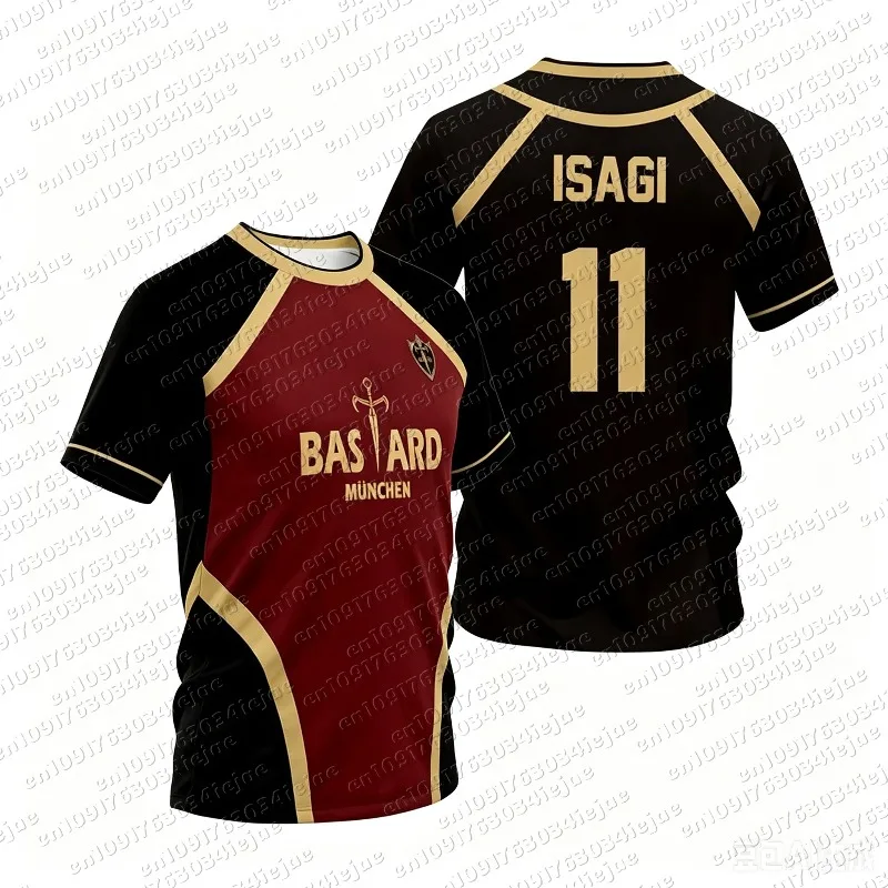 Jersey Futsal Anime Bastard Munich Summer Men'S and Women'S Kid 3Dt Shirt Casual Sports T Shirt Top