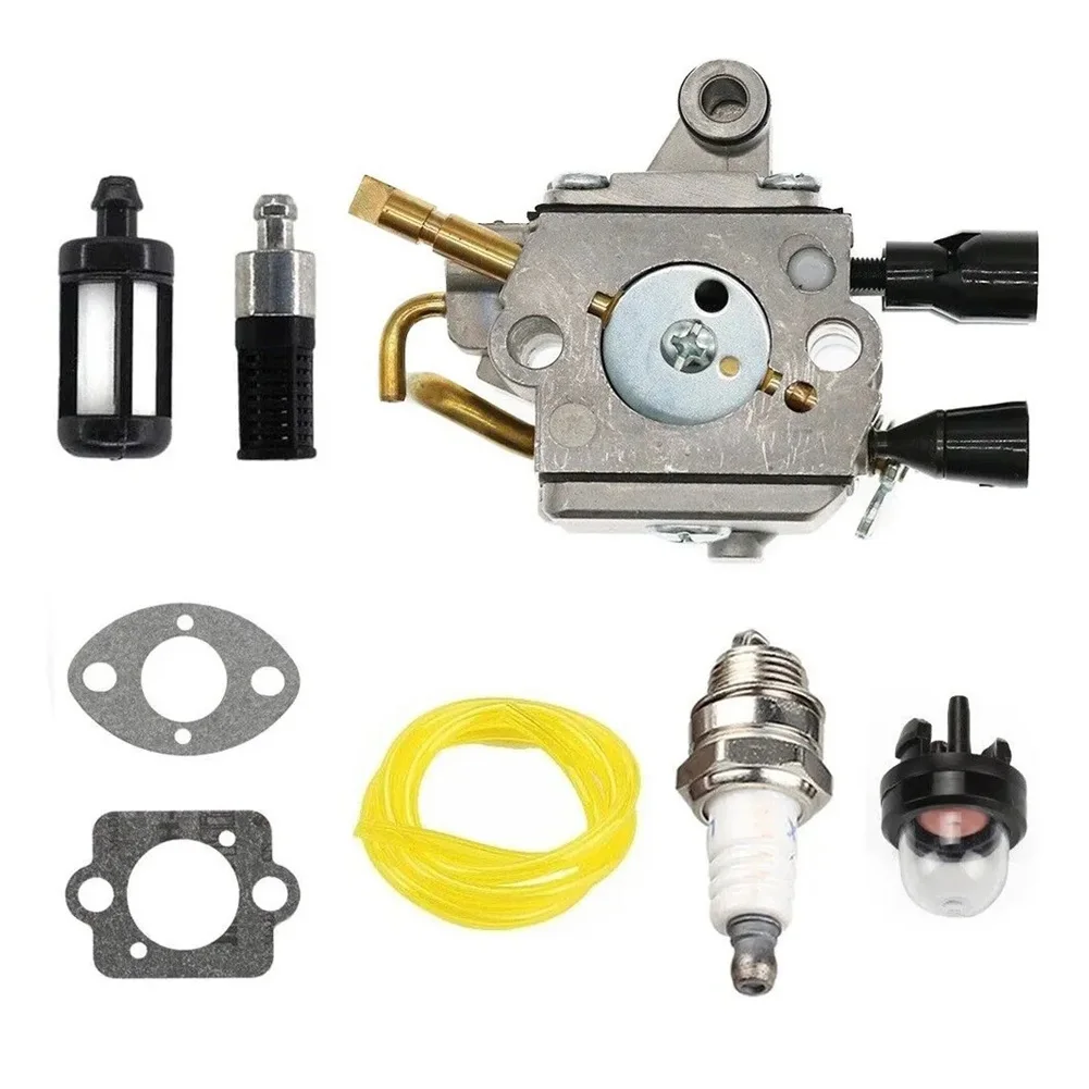 Carburetor Fuel Filter Spark Plug Kits 1137-120-0621 Fit for Stihl MS194 MS194T MS194TC MS194TCE Engine