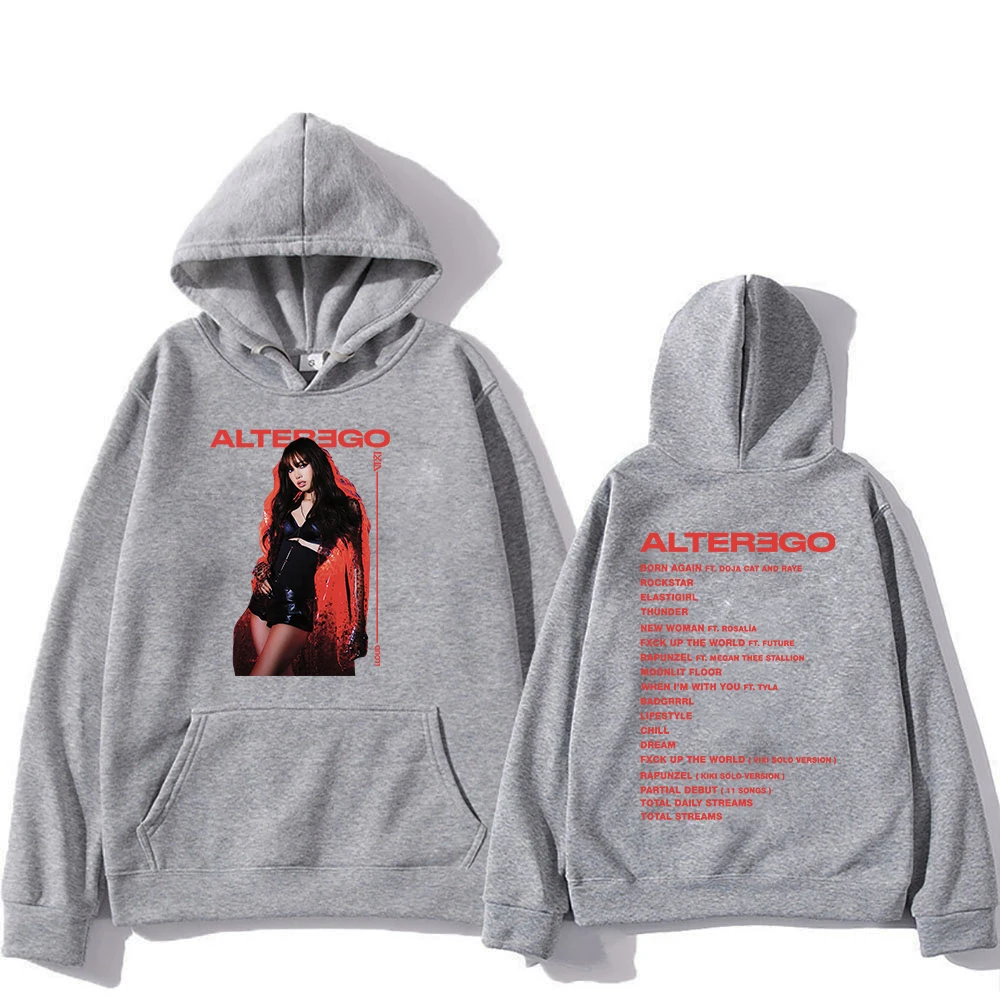 سترة ليزا ألتر إيغو الجديدة 2025 للرجال بغطاء للرأس سترة هاراجوكو عالية الجودة غير رسمية