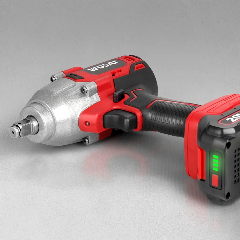 Wosai mt-シリーズ600N.m 20 12vブラシレス電動レンチソケットリチウムイオン電池コードレスインパクトレンチのための車のタイヤ電源ツール