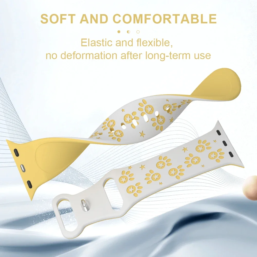 باو نحت الرياضة سيليكون حزام ل أبل ساعة الترا باند 49 مللي متر 10 46 مللي متر 42 مللي متر سوار ل iwatch 9 8 7 6 5 SE 45 مللي متر 44 مللي متر 41 مللي متر