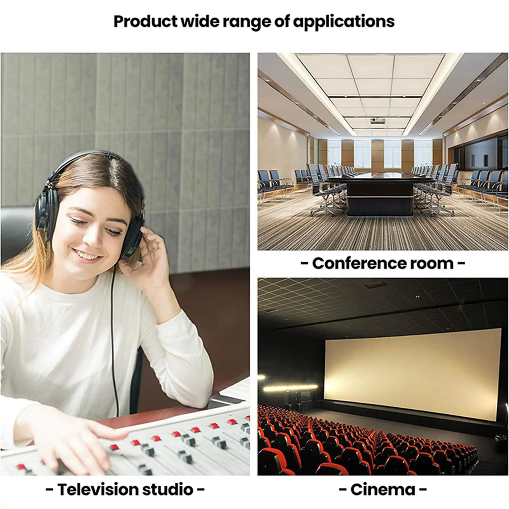 

very 36 Pcs Sound-Absorbing Panels Sound Insulation Pads,Echo Bass Isolation,Used for Wall Decoration and Acoustic Treatment