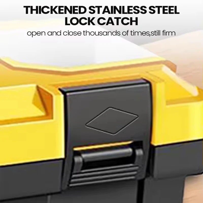 Portable Tool Organizer Box Multifunctional Plastic ABS Thickened Multiple Specifications with Handle Tool Storage Box