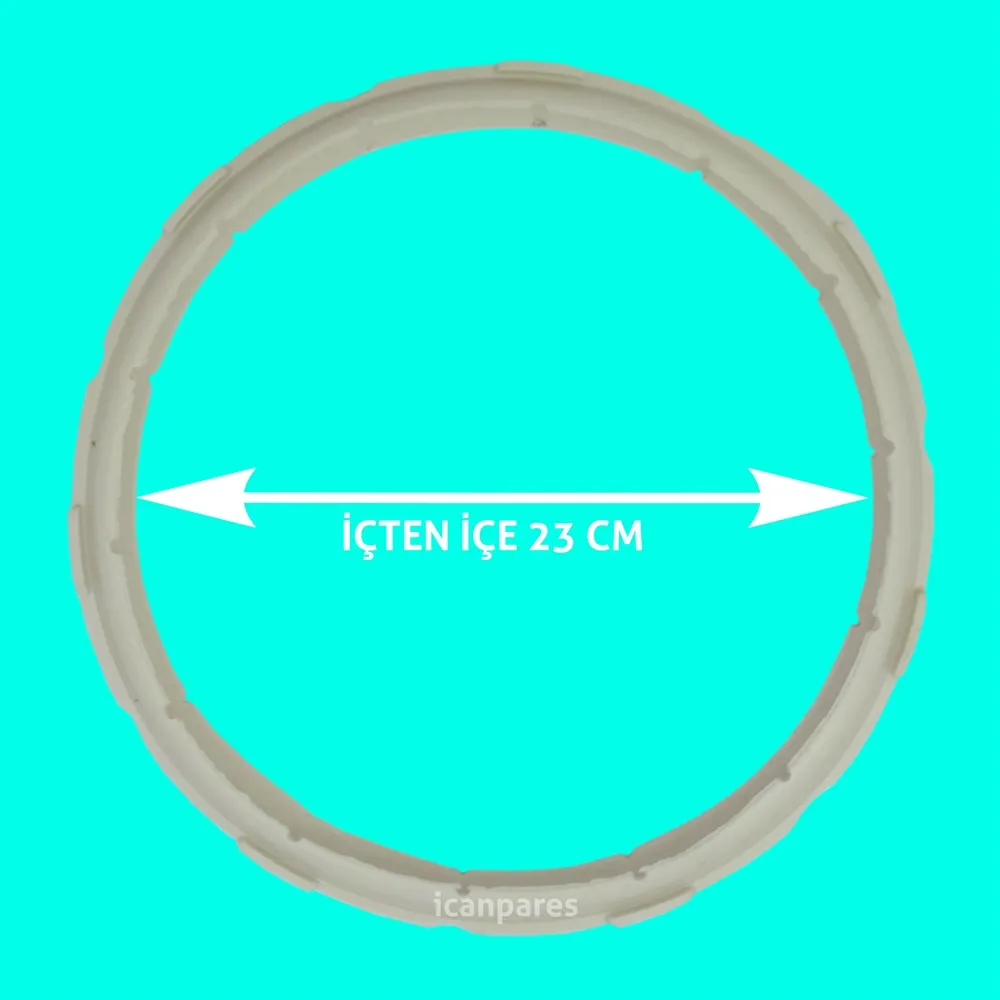 Compatible for Schafer pressure cooker rubber cover gasket tire 23 cm white