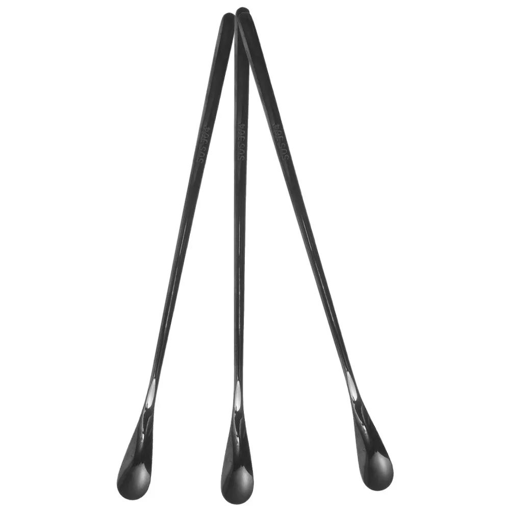 

3Pcs Reptile Food Spoon Stainless Steel Durable Small Pet Feeding Scoop Lizard Food Holder Tool Small Pet Feeding Spoon