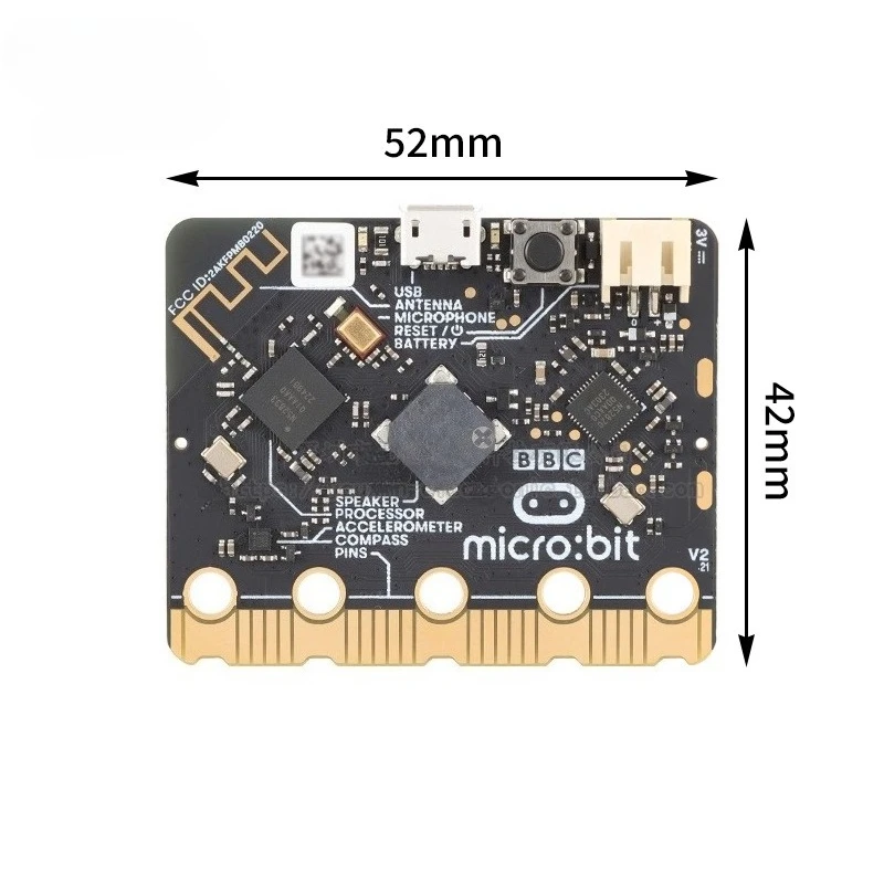 Original BBC micro: bit V2.2 Entwicklungserweiterungsplatine Roboterkit Python Hauptplatine programmierbar