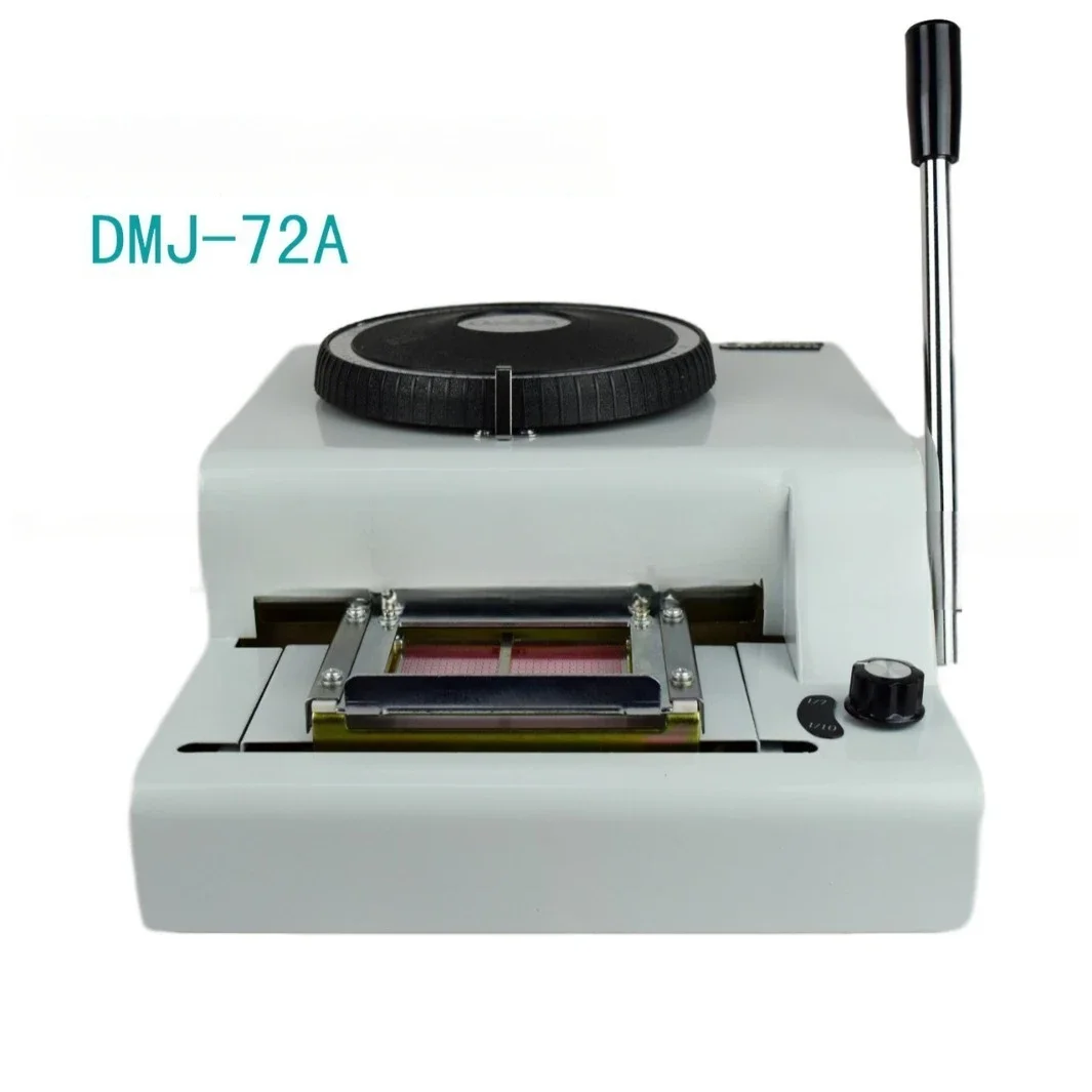 Hot sales 72 Characters PVC Card Symbols Convex Embosser Stamping Machine Punch Letter ID Embossing Stamp Tools