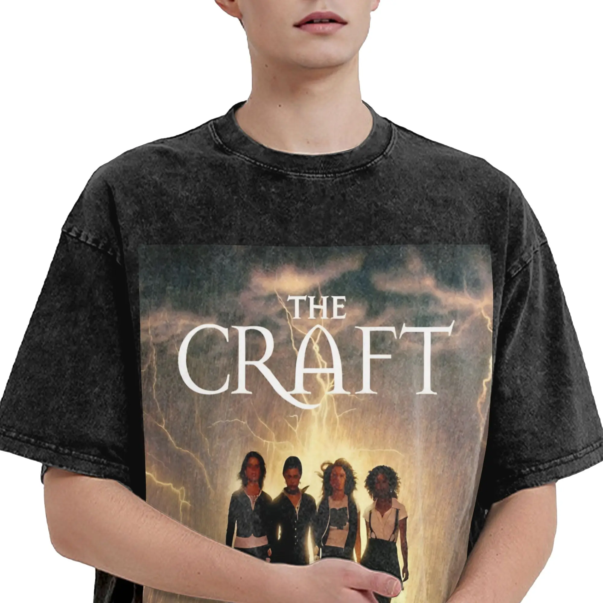 Harajuku Washed Shirts The Craft Movie We Are the Weirdos Merch Vintage T Shirt Oversize  Streetwear Short Sleeve Summer Tees