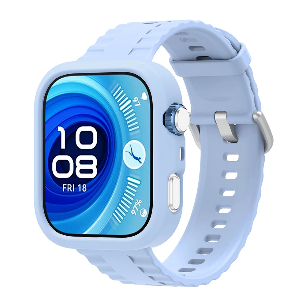 حزام سيليكون + حافظة واقية لساعة Huawei Watch Fit 4 Fit4 Pro بديلة لساعة اليد وسوار المعصم Correa #3