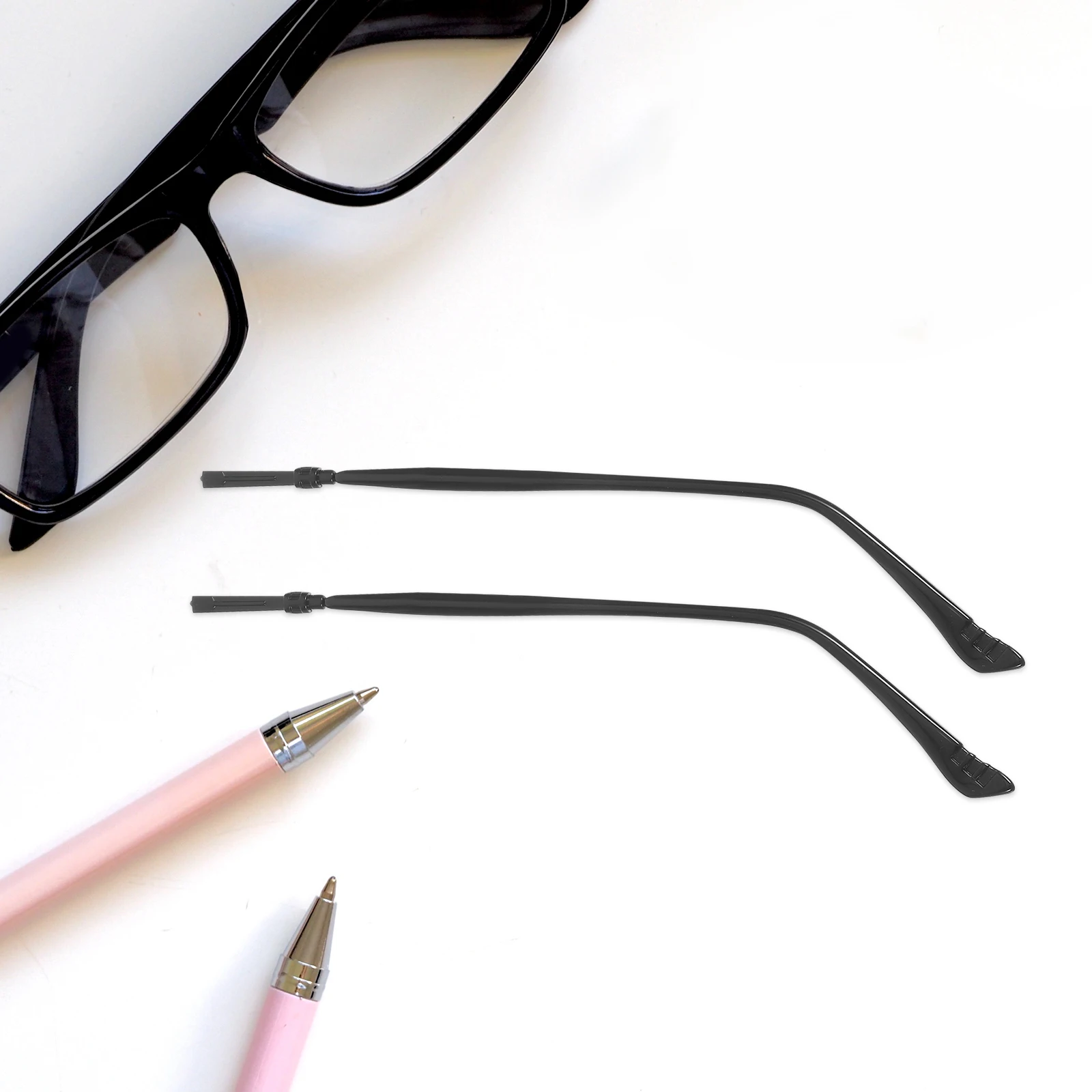 

Universal Metal Glasses Arm Replacement Parts for Eyeglasses Sunglasses Repair Durable Easy Installation Eyeglass