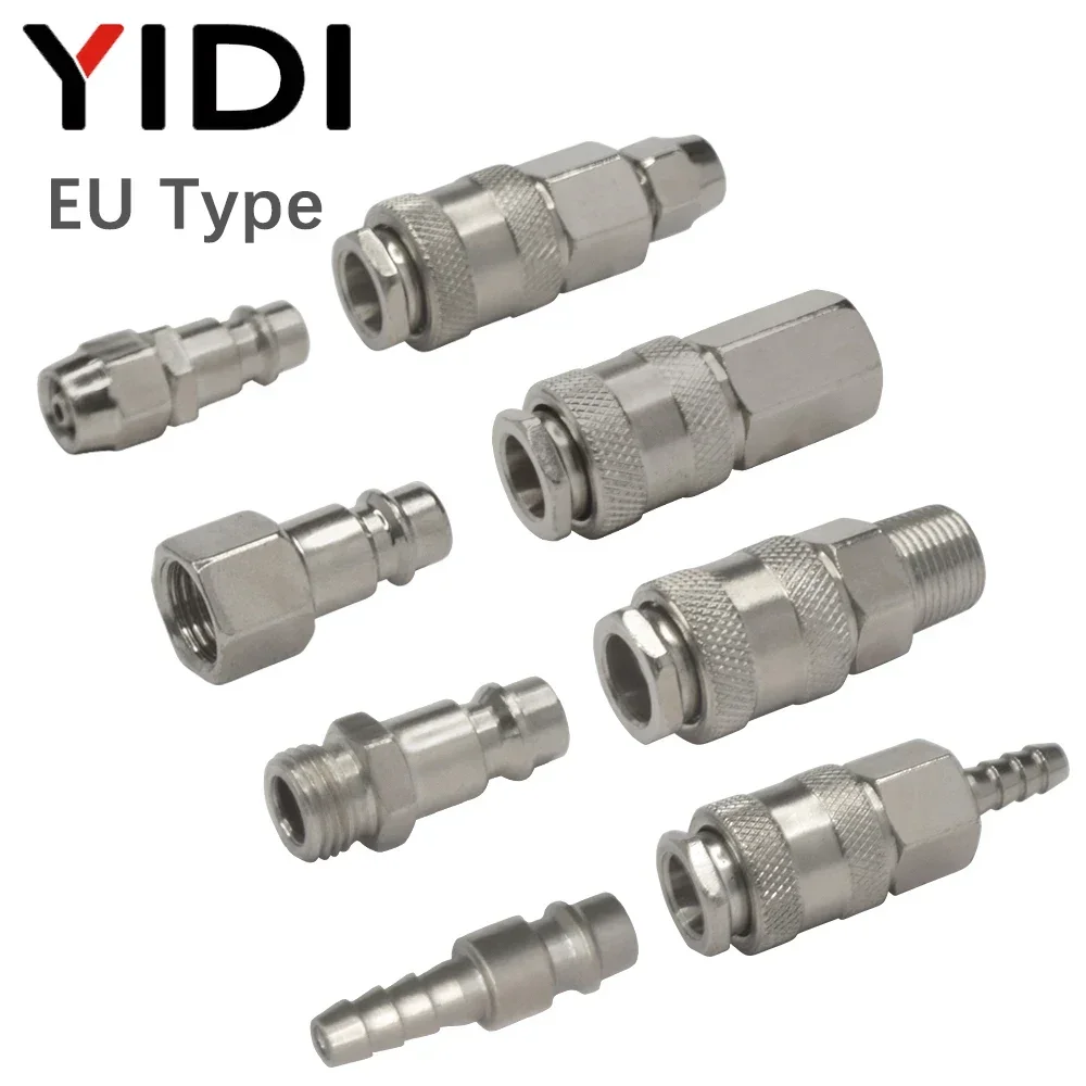 EU Pneumatic Air Hose Quick Release Air Coupling Tube Fitting Fittings Connector Coupler EU SP PP SM PM SF PF SH PH 20 30 40