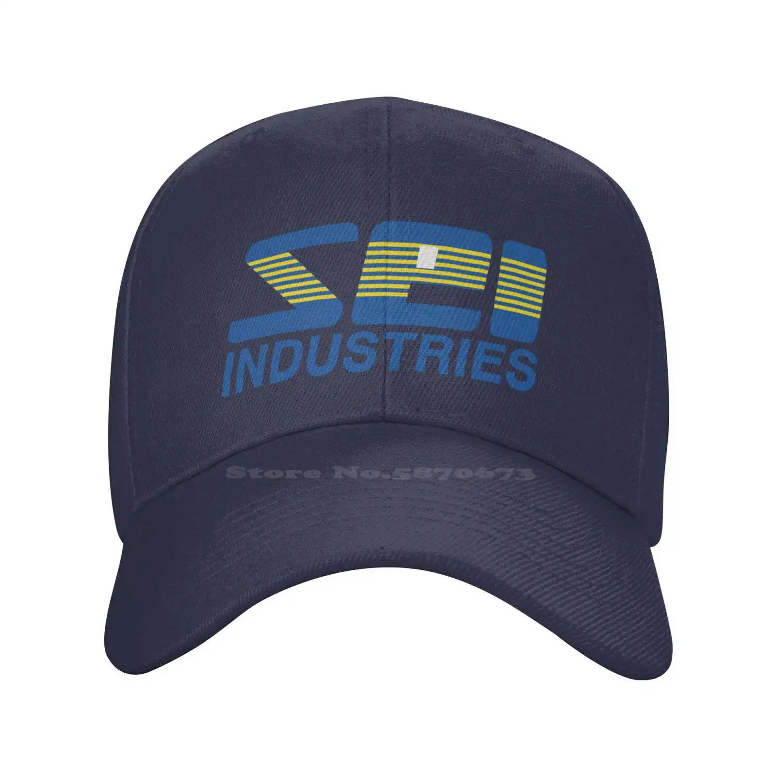 Sei Industries Logo Print Graphic Casual Denim cap Knitted hat Baseball cap