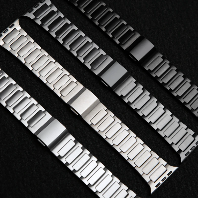 Luxury Business Titanium Strap For Apple Watch Band Series 10 46mm Magnetic Link Bracelet For iWatch Ultra 2 49mm 45mm 44mm 42mm