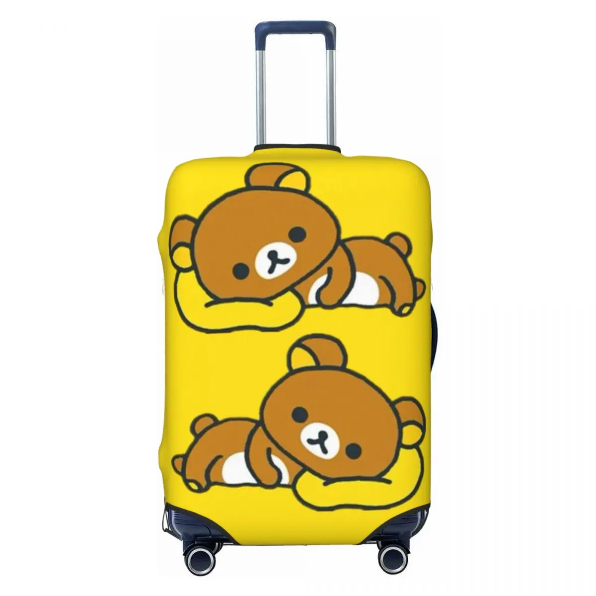 

Custom Rilakkuma Cartoon Luggage Cover Elastic Travel Suitcase Protective Covers Fits 18-32 Inch