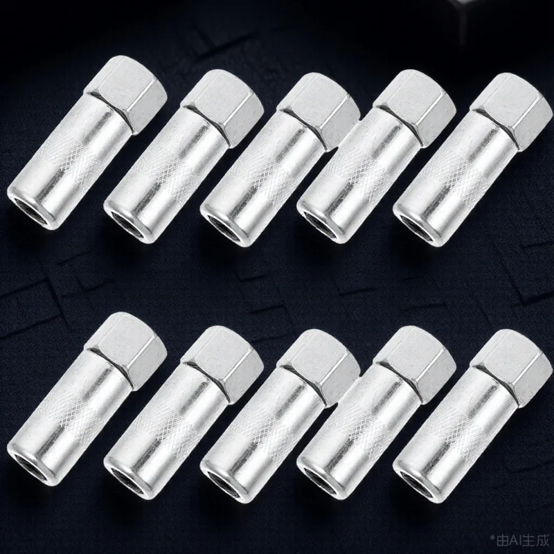 

10Pcs Professional Grease Nipples Kit Sturdy 4 Jaw Design Grease Fittings Simple Installation Long Lasting Tips