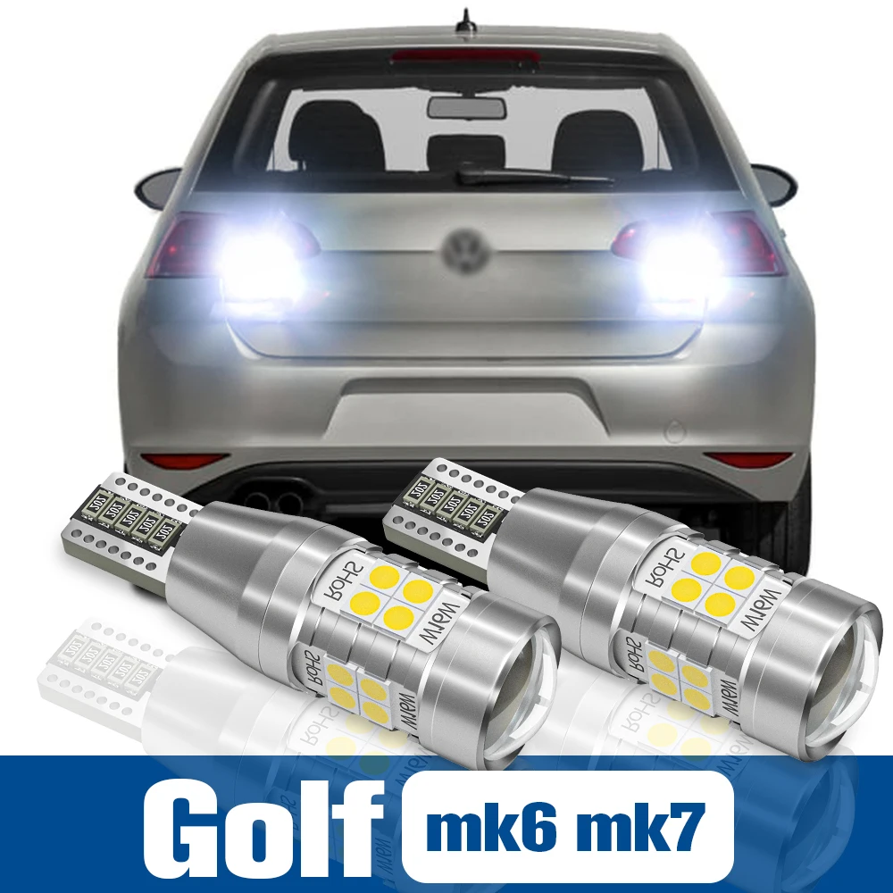 2pcs LED luce di retromarcia accessori per lampade di backup Canbus per VW Golf 6 7 mk6 mk7 2008-2018 2009 2010 2011 2012 2013 2014 2015