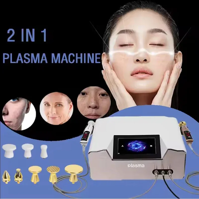 

2025 Latest 2 in 1 Plasma Lift Surgical Cold Plasma Ozone Sterilization Device Plasma Skin Care Wrinkles Removal Machine