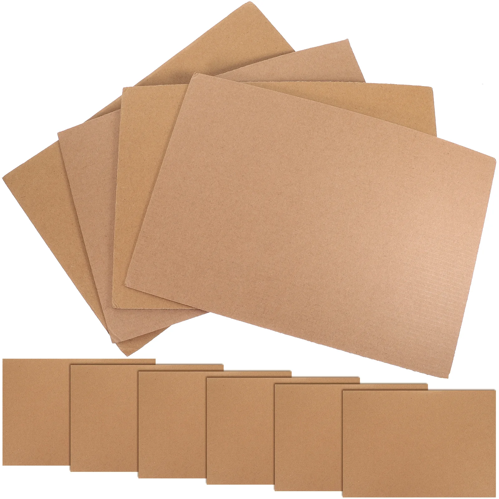 10 Blatt Express-Verpackungspapier aus Wellpappe, industrielle Verpackungsboxen im A4-Format für Geschirr, Lieferung, beweglicher Schutz