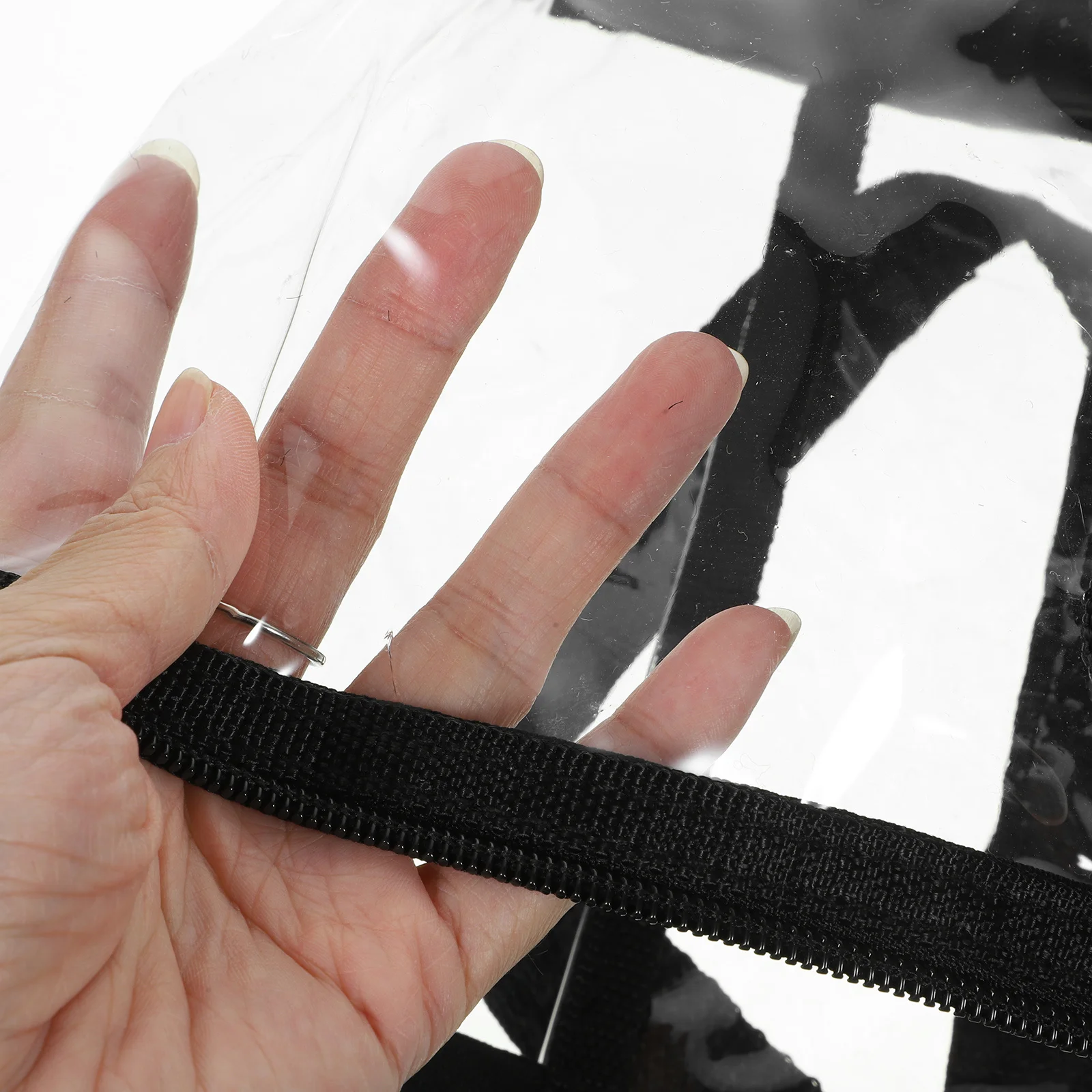 

Large Capacity Baseball Hat Clear Bag Transparent Pvc Pouch Organizer For Cards Cash Coins Id Tickets Sunglasses Keys Daily