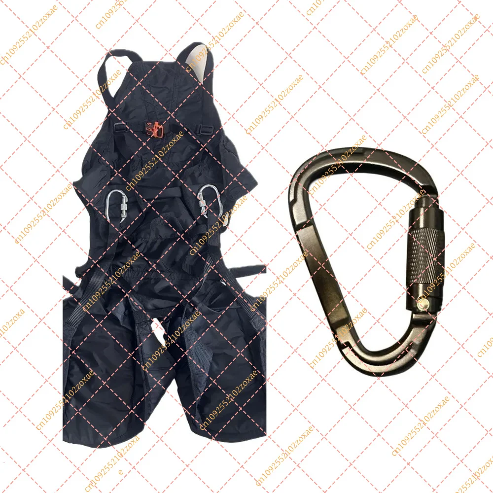 Glider Paraglider Harness Basic Optimized Version Adjustable Comfortable Safety Seat for Outdoor Flying Sports