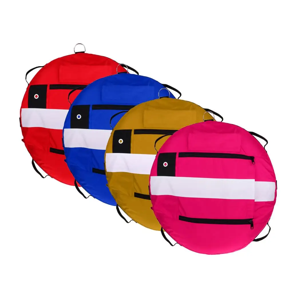 Lightweight Freediving Buoy Float Inflatable Safety Surface Marker Buoy for Spearfishing and Instructor Training