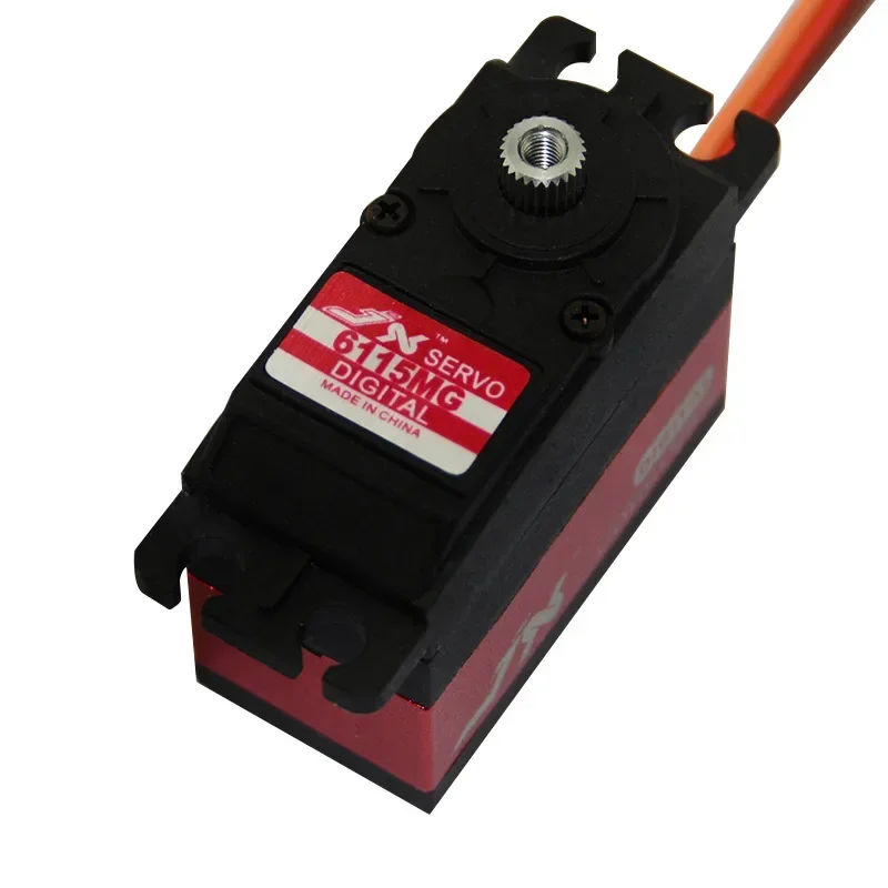 JX Servo PDI-6115MG 15kg 6V 0.126Sec Servo sin núcleo Digital estándar de alta velocidad para RC coche barco Dron de carreras