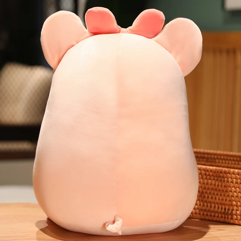 Kawaii Pink Pig Plush Toy Stuffed Animal Boba Pig Soft Doll Pillow Kids Toys Birthday Christmas Gift for Girl