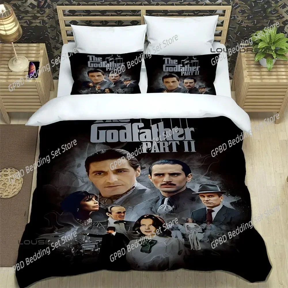 The Godfather Bedding Set 3D Printed Suitable for Bedroom Duvet Cover Set With Pillowcases Kids Home Textile