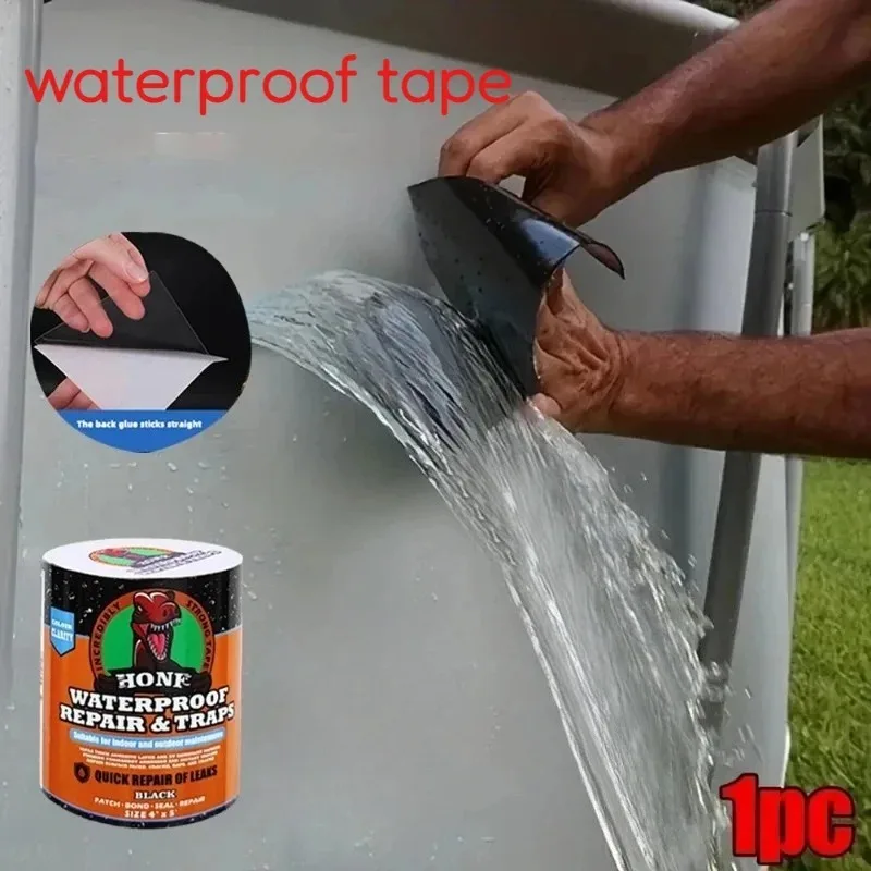 Waterproof Repair Tape; Heavy Duty Patch for Tent, Swimming Pool, Air Mattress,Inflatable Boat; Strong Adhesive Leak Seal Tape