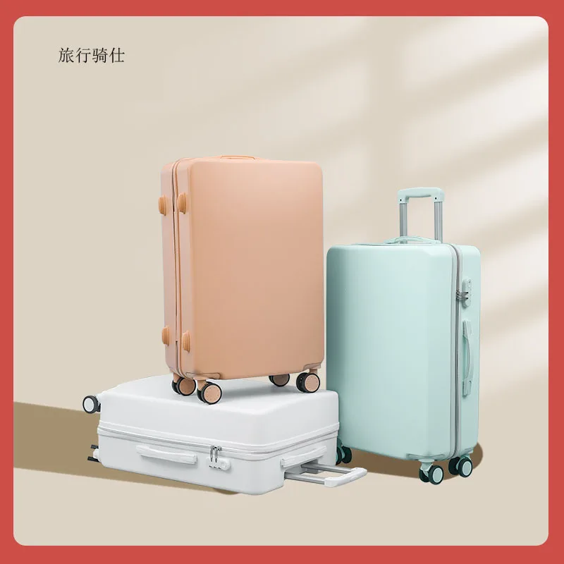 

New Silent Wheel Suitcase 20 Inch Student Lightweight Suitcase Trolley Suitcase Women's Boarding Case Lockbox