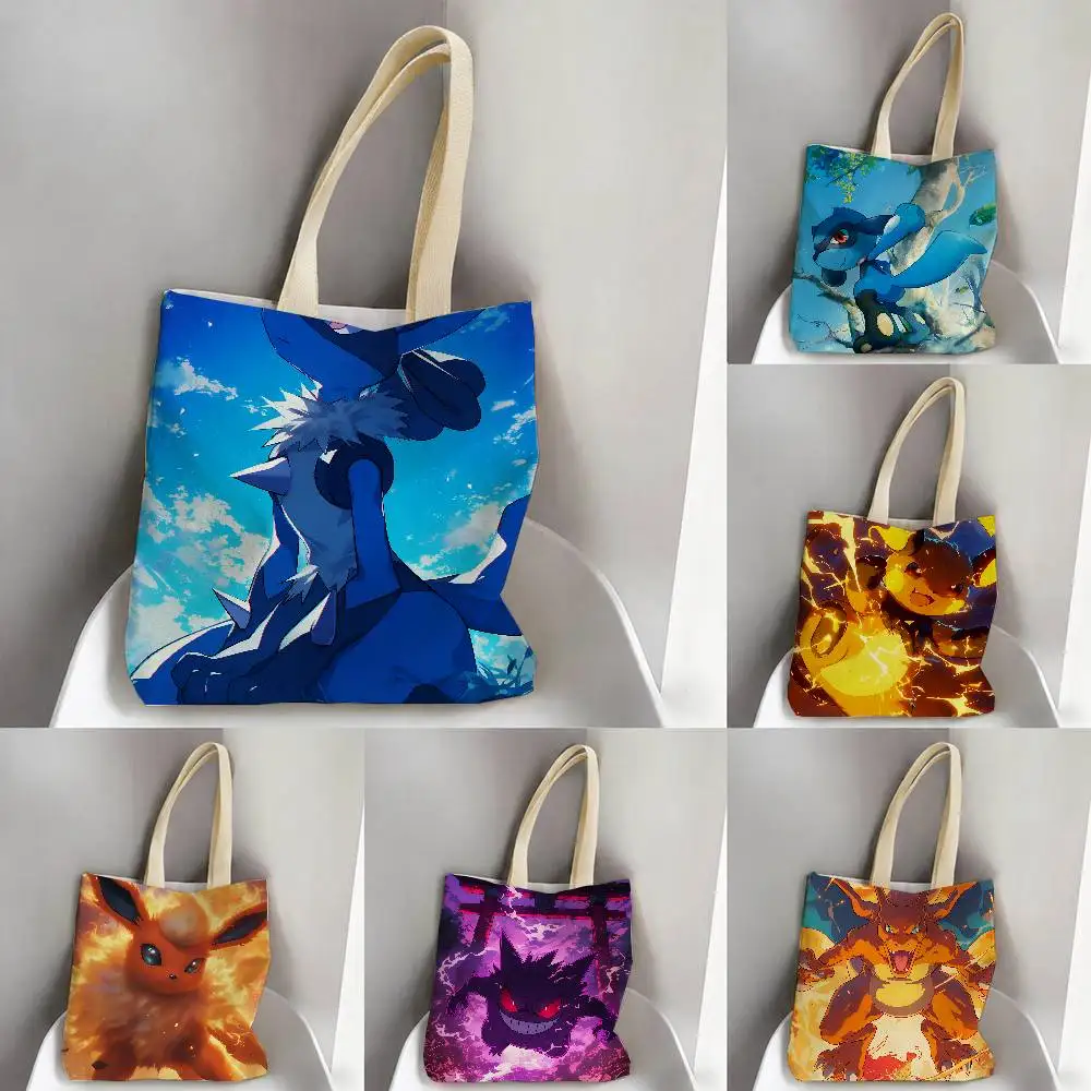 bolsas-de-armazenamento-de-pokemons-lendarios-bolsa-de-ombro-para-viagem-verao-praia-reutilizavel-sacola-de-compras-arte-de-anime
