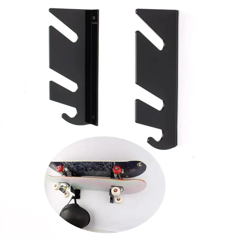 Skateboard Rack Skate Deck Wall Mount Skateboard Rack Strong Acrylic For Ski Board Aquaplane Complete Skateboard Deck Skateboard