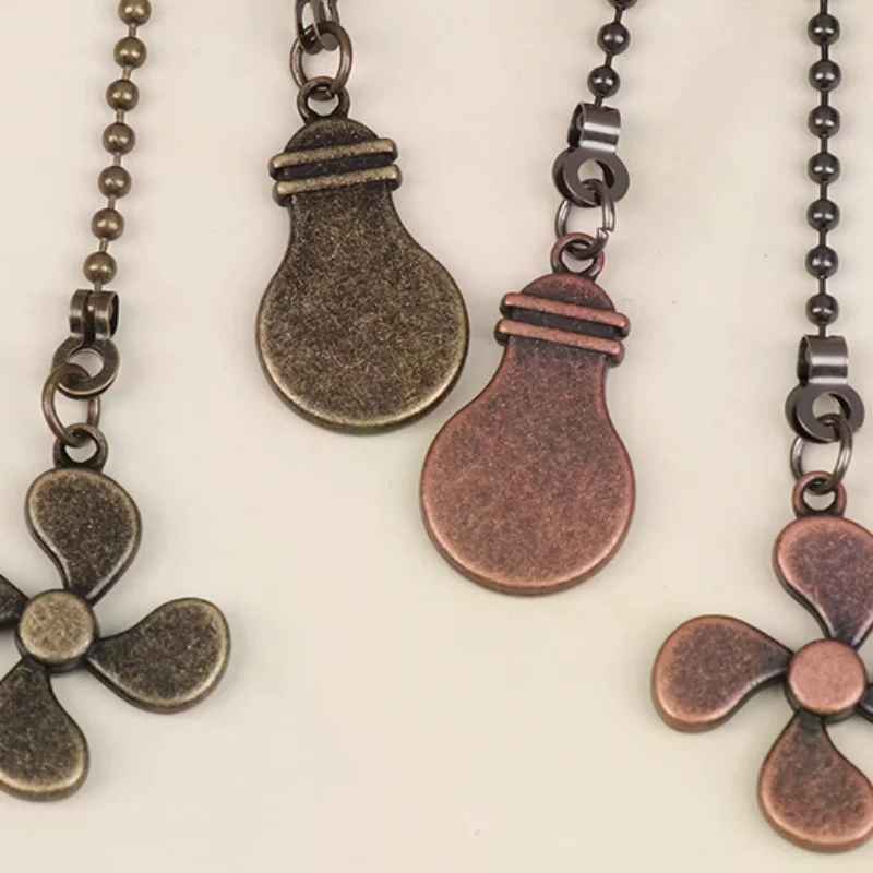 Ceiling Fan Pull Chain Ceiling Light Metal Pendant Pull Chain Extension Chandelier Chain Extender Home Hardware Accessory