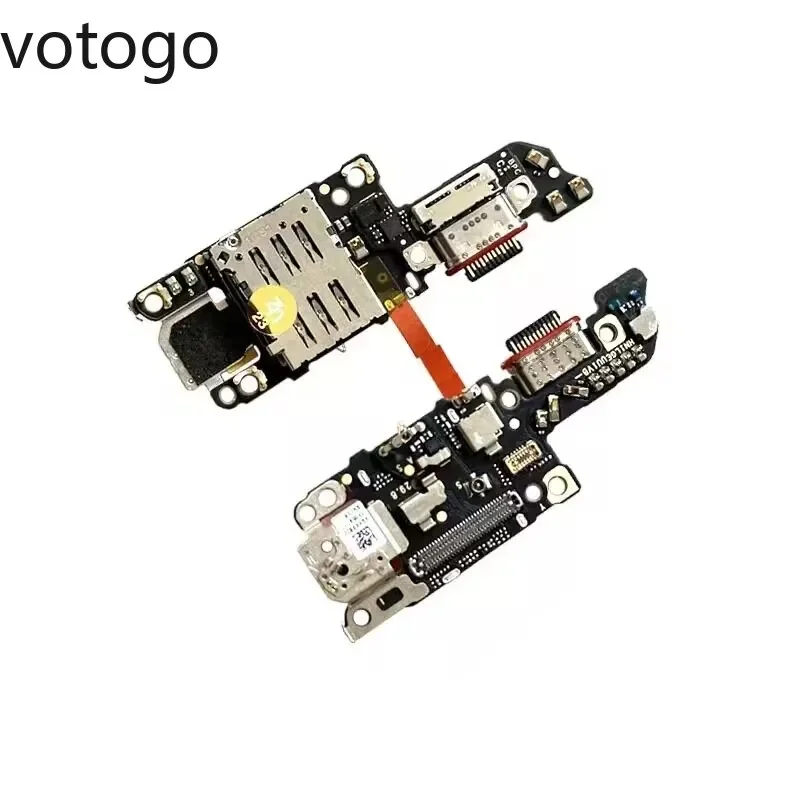 Original For HONOR Magic 3 4 5 Pro Ultimate 6 USB Charger Charging Port + SIM Card Reader Slot Board MIC Connector Flex Cable