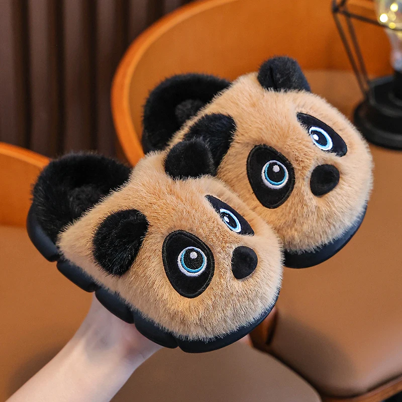 

Adorable Panda Winter Warm Cotton Slippers Cozy Footwear for Chilly Days Home Decor And Furniture