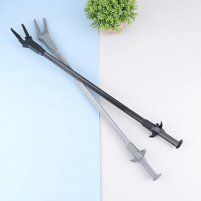 1Pcs 50cm Aquatic Planting Clamp Long Clip Aquatic Tweezers Aquarium Cleaning Tool