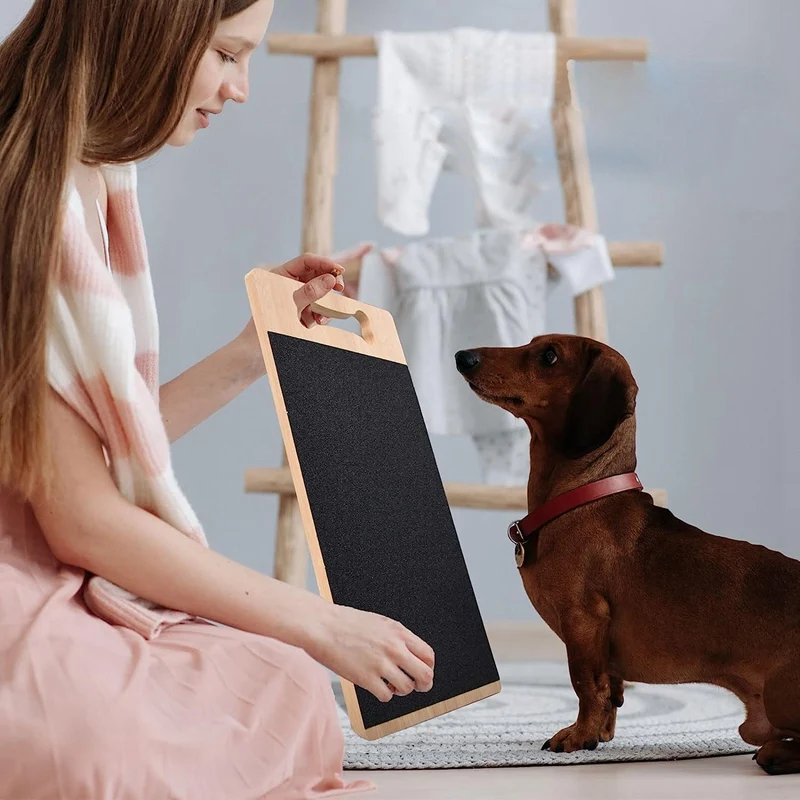 New Dog Scratch Pad For Nails With Treat Boxsnack Box Scratch Board For Dog Dog Nail Grinding Trainer For Grind Nails