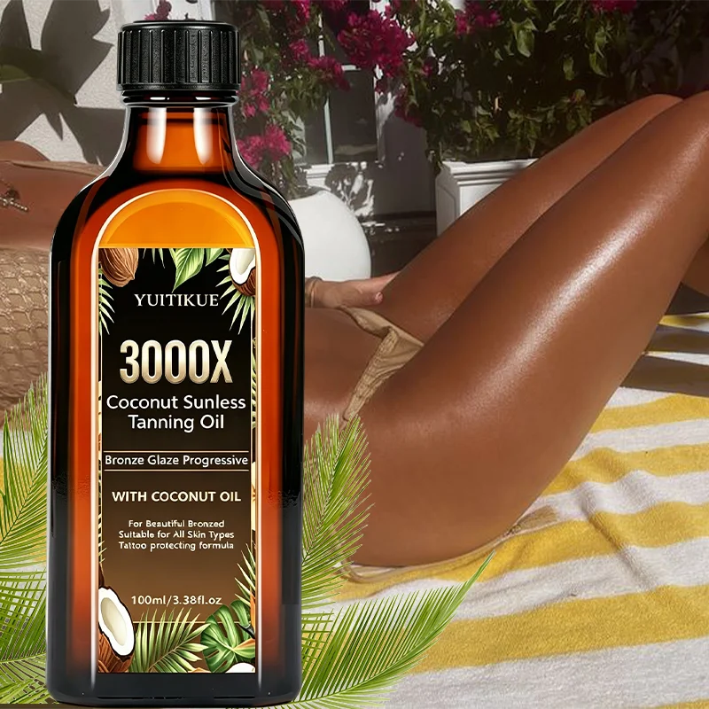 Coconut Oil Refined - زيت تسمير الجسم بدون شمس من