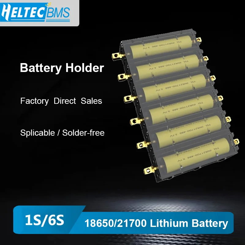 Splicable battery slot /21700/18650 battery case/solder-free lithium battery box holder electronic high-current copper pillar