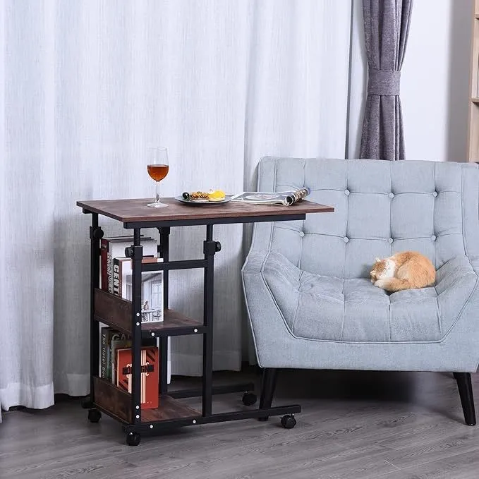 Multifunctional folding lift coffee table dining room simple light luxury advanced rock slab home