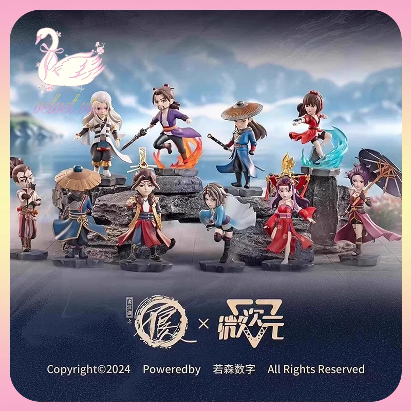 

Оригинальный портрет Jianghu: Bu Liang Ren Chibi, версия фигурок, слепая коробка, том 1, сезон 7, аниме, периферийная кукла, орнамент, подарок