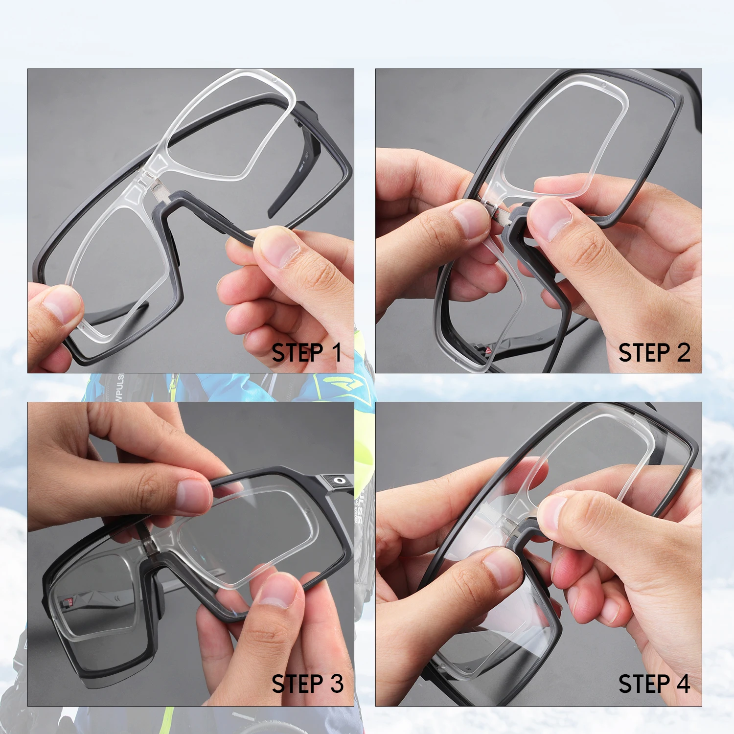 Nexpolarised Insert Clip-On Prescription Clip for Oakley Sutro Sunglasses（Excludes Frames&Prescription Lenses） view 6