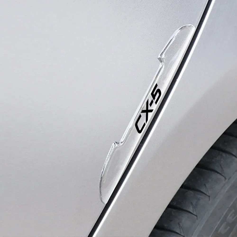 Прозрачная полоса для боковой двери Mazda CX5, универсальная защита зеркала для предотвращения столкновений