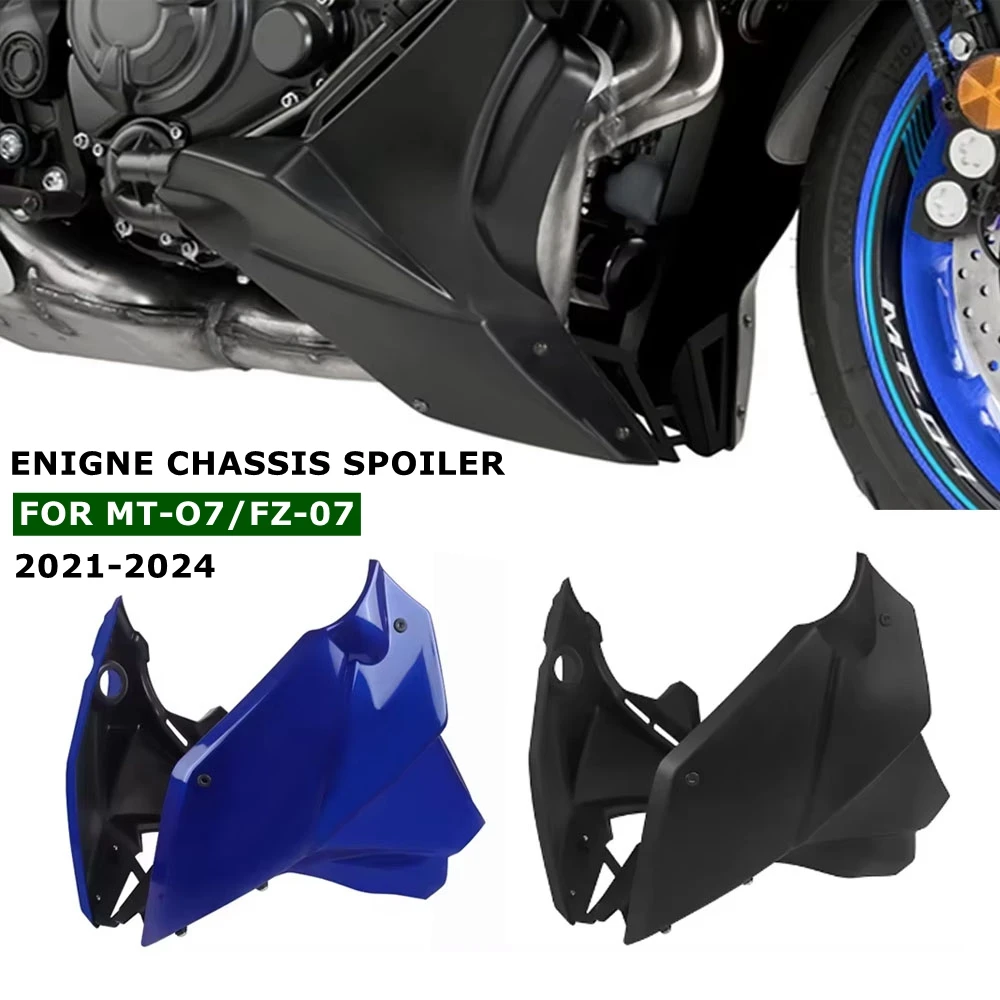 

Motorcycle Belly Pan Engine Spoiler Lower Fairing Body Frame Panel Protector For Yamaha MT-07 MT07 FZ07 FZ-07 MT FZ 07 2021-2024