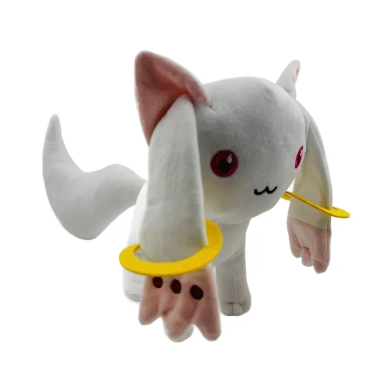 23cm Kawaii Anime Qbay Cat Puella Magi Madoka Magica Magic Kyubey Girl Heart Toy Cute Doll Birthday Gift for Children Collection