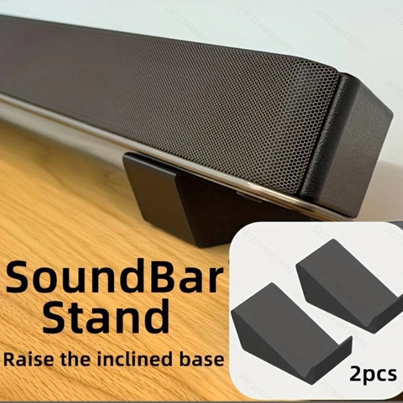 Universal Adjustable Soundbar Stand Base Multi-Brand Compatible For TV Audio Speaker, Home Theater And Desktop Setup - zdjęcie 1